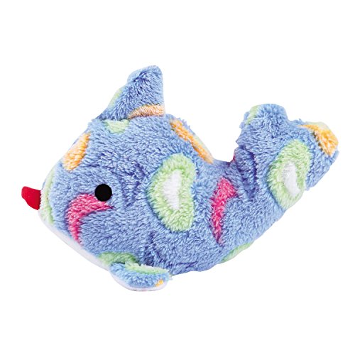 Zanies Sea Charmer Dog Toys, Blue Fish, 7"