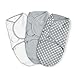 SwaddleMe Original Swaddle Pack of 3, Criss Cross Polka Dot, Small (0-3 Months, 7-14 lbs) primary