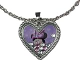 Disney Girls Minnie Mouse Heart Shaker Pendant
