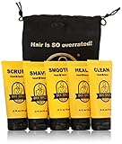Bee Bald 5 Piece Daily Skin Care Regimen Travel Kit