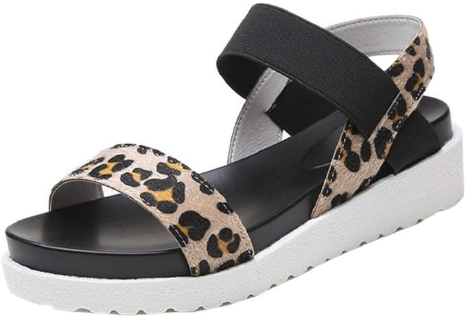 Amazon.com: Sandals for Women THENLIAN Women Sandals Simple Flat Roman Sandals Leather Flat 