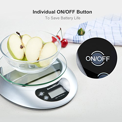 Digital Precision Food Kitchen Scale 11 lbs/0.1Oz (Batteries Included