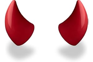 Helmet Flair MagNeatOhz Small Devil Horns for Helmet | Made in USA | Helmet Accessory for Motorcycle Helmet, Bike Helmet, Ski Helmet | Magnetic & Interchangeable | Pair (Helmet Not Included)