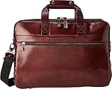 bosca mens stringer bag dark brown