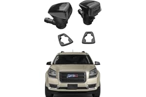 AMFRNE 25823360 Premium Wiper Nozzles Fit for GMC Acadia 07-17, Traverse 09-17, Malibu 08-12, Enclave 08-17, SRX 10-16 Windshield Wiper Washer Fluid Jet Nozzle | Easy to Install | 2 Pack, Ref 15247800
