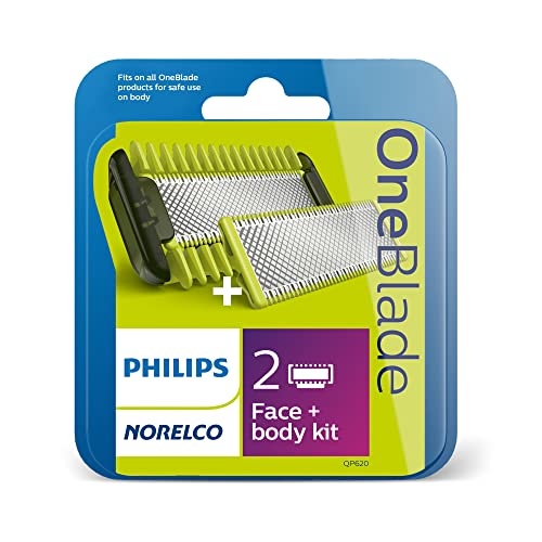 Philips Norelco Genuine OneBlade Replacement Blade Face + Body Kit