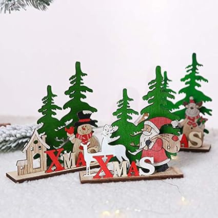 Amazon Com 3 Christmas Table Decorations For Dinner Party Coffee