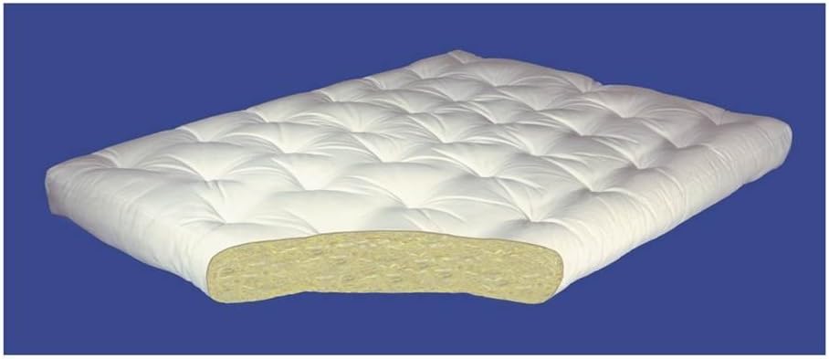 4 inch All Cotton Futon Mattress (8 in. - Queen: 60 W x 80 D (50 lbs.))