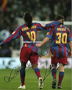 EDICIÓN LIMITADA LIONEL MESSI IMPRIMIR BARCELONA FOTO FIRMADA DE