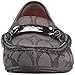 COACH Women's Olive Sand Printed Snake Loafer Flats