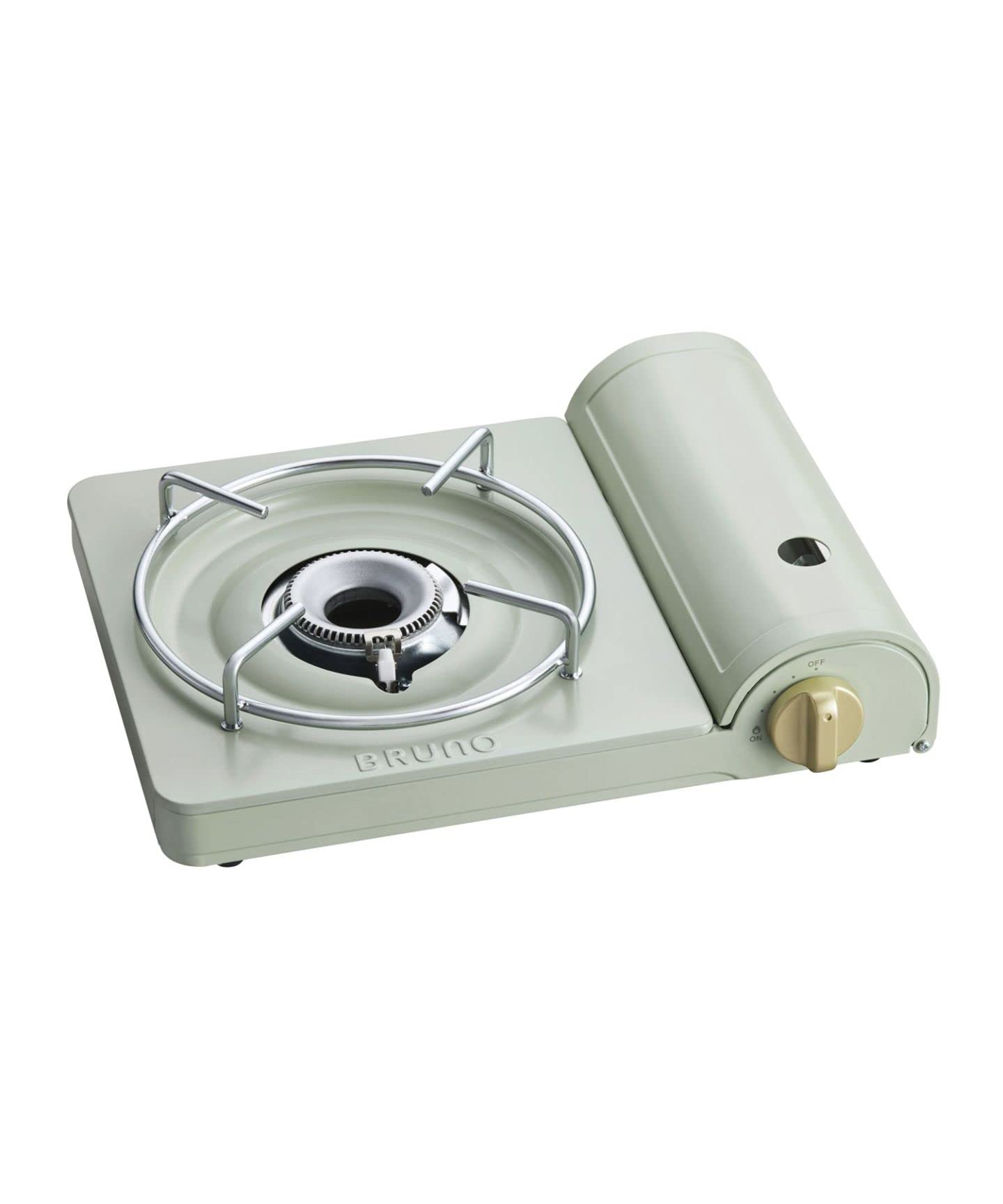 BRUNO ブルーノ カセットコンロ スリム キャンプ ガス 焼肉 アウトドア 千石 小型 防災 用品 震災 備え かわいい おしゃれ グリーン BOE095-GR商品画像