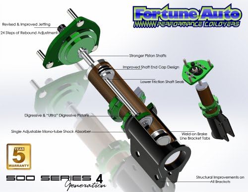 Fortune Auto BRZ (ZC6) (2012~) 500 Street Series Coilovers