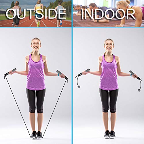 Jump Rope,Digital Weighted Handle Workout Jumping Rope with Calorie