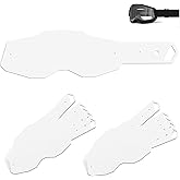 HWEIUA Goggles Tear Offs for 100 Percent Strata 2/Racecraft 2/Accuri 2 Goggle, Dirt Bike Motocross Goggles Tearoffs Standard, Clear, Anti-Fog, Scratch-Resistant, Precise Fit, 25 Pack