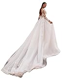 WaterDress Long Sleeve Wedding Dresses for Bride