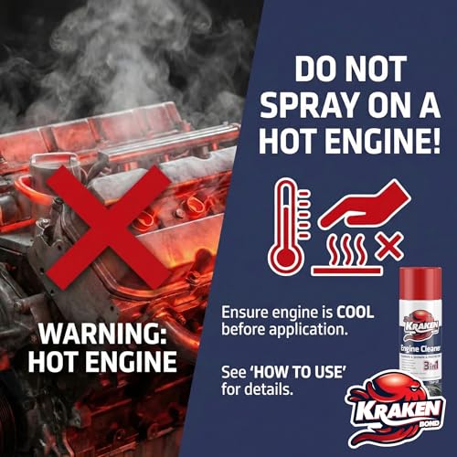 KRAKEN BOND Engine Cleaner Spray - (2x12.3 fl. Oz) Engine Degreaser for photo 9