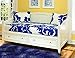 Home Styles Naples White Daybed with Storage, Solid Wood Slats, and Curved Back and Side Panels