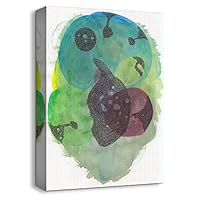 Canvas Wall Art Abstract Color Color Prints Home Artwork Decoration for Living Room,Bedroom - 12x18 inches