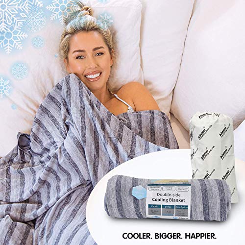 Ailemei Cooling Blanket with Double Sided Cold, Throw Blankets for