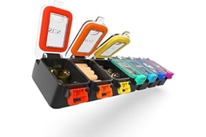 BEXEEN Weekly Pill Organizer 1 time a Day – Pill Box 7 Day with Enhanced Waterproof Seal, Large compartments Hold Big Vitamins & Supplements, Upgraded Locking lids, for Home & Travel use, Durable Hard case