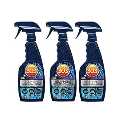The Clean Garage 3 Pack - 303 Graphene Nano Spray Coating - Next Level Carbon Polymer Protection - Enhances Gloss and Depth - Reduces Water Spotting - Extreme Hydrophobic Protection, 15.5 fl oz