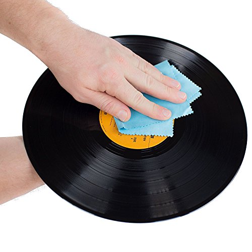 Record Cleaning AntiStatic Cloth Extra Large 4 Pack Microfiber