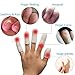 Jrery Thumb Protector Arthritis Finger Support Waterproof Fingertips Protector for Baseball Basketball Sport, Toe Protectors for Corns Remover Callus Cushion