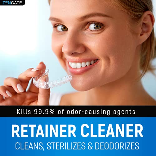 Retainer Cleaner Denture Cleaning Tablets Formulated in USA Clean