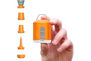 Aerogogo GIGA Pump 4 Mini Air Pump 4.2kPa with Camping Lantern Portable Air Pump, Rechargeable Air Pump can Deflation, Travel Air Pump for Air Bed Mattress,Pool Float,Swimming Rings, Vacuum Bags