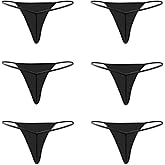 Closecret Cotton G-string, Women Panties Simple Thongs Lightweight Multi-Pack G-string&T-back