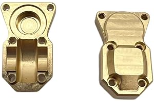 ZRRC Brass Diff Cover Front and Rear Axles Housing Cover Cover for 1/24 Axial SCX24 AXI90081 AXI00001 AXI00002 AXI00005 AXI00006RC Crawler Car