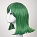 Yuehong New Fashion Short Green Ainme Party Cosplay Costume Hair Wigs