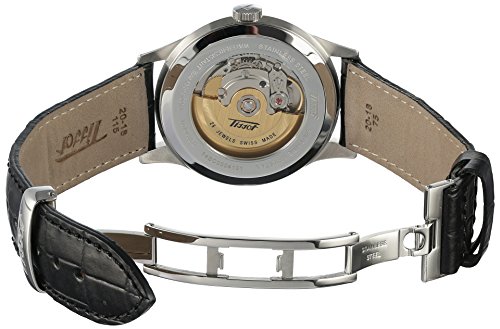 Tissot Men's T0194301605101 Visodate Black Dial Watch | Pricepulse