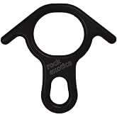 Rock Exotica Descender - Lightweight Aluminum Figure 8 with Side Ears for Rappelling and Rope Control &ndash; Made in The USA