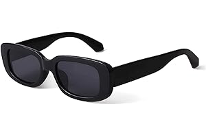 Vintage Small Rectangle Sunglasses for Women Men Retro Narrow Square Frame Fashion shades UV400 Protection Eyewear