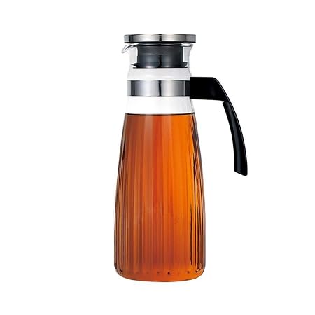 NAOYG PITCHER Jarra de Vidrio 1300 Ml, Tetera de Hielo fácil de ...
