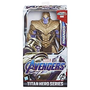 Avengers- Figura Titan Hero Deluxe Movie Thanos, (Hasbro E4018EU4)
