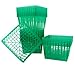 24-Pack Quart Size Plastic Berry Baskets; 5 ½-Inch Green Berry Boxes w/Open-Weave Pattern; Ideal for Berries, Fruit, Vegetables & Craft Projects