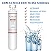ULTRAWF Water Filter, Replacement for Frigidaire ULTRAWF Water Filter 469999 99999 Water Filter Replacement WF1 (1 Pack)