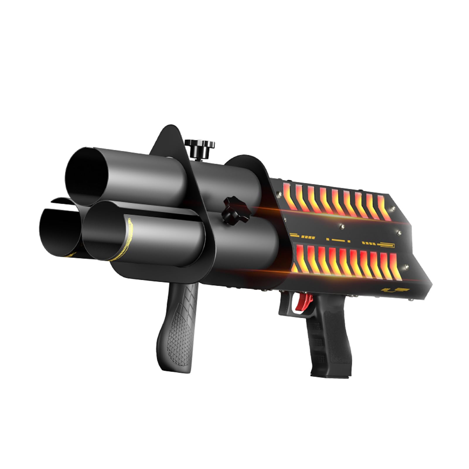 Photo 1 of **FOR PARTS / MISSING PIECES** SHEHDS Electric Confetti Launcher with LED RGB Effects, 20–26 ft Shooting Distance for Stage, DJ, Concert, Party & Events (Confetti Paper Not Included) - Three Holes