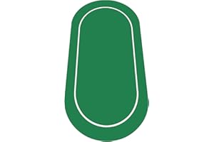 nuveti 47 x 24Inch Poker Mat Poker Table Top, Portable Texas Hold'em Poker Table Topper, Foldable Poker Table Tops Non-Slip Rubber Bottom for Card Games, Blackjack