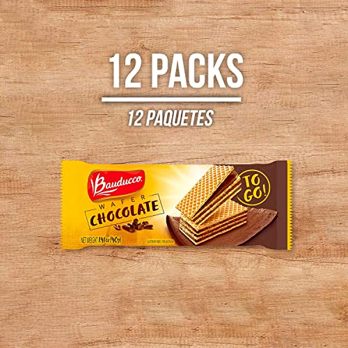 Bauducco Mini Chocolate Wafers Crispy Wafer Cookies With 3 Delicious, Indulgent Decadent