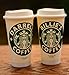 Personalized Authentic SB 16 oz Reusable Coffee Cup Grande Hot Cup with Custom Name and Lids/Sleeves.