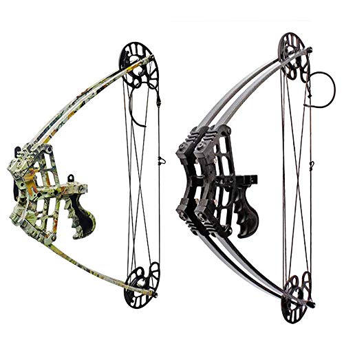 MILAEM Archery Compound Bow Hunting Triangle Bow 45lbs Short Axis Right Left Hand for Outdoor Hunting Competition Composite Bow (Black) - Thumbnail 6
