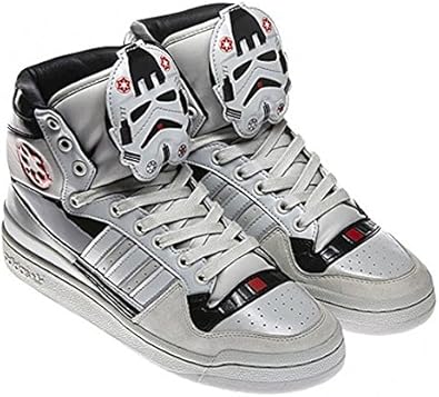 adidas Eldorado Hi S.W Trainers Star Wars Boots Shoes Rare Collectable Originals UK 10.5 Grey 