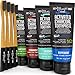 My Magic Mud Charcoal Toothpaste & Bamboo Toothbrush, Eco-Friendly & Sustainable Product, Organic Coconut Oil, Best Natural Whitener, (4) Soft Bristle Wood Tooth Brushes (4) Tooth Paste, 8-Pack