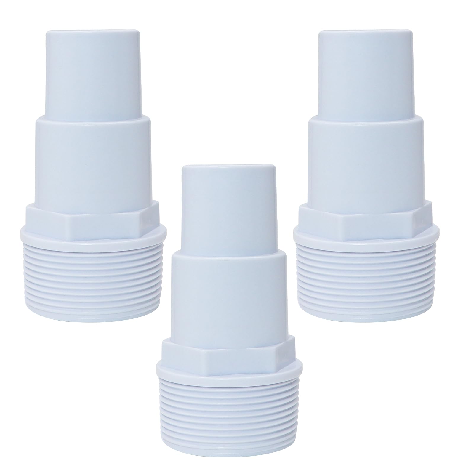 Photo 1 of Universal 1.25"/1.5" Combo Pool Hose Adapter, 3PCS Compatible with Hayward SPX1091Z7 or SPX1091Z4,for Above-ground Pool Pump, Filter, Skimmer