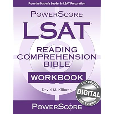 The PowerScore LSAT Reading Comprehension Bible Workbook, 2020 edition. Reinforce and practice the strategies featured in the Reading Comprehension Bible. (Powerscore LSAT Bible) Paperback &ndash; November 12, 2019