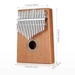 Kalimba-17-Keys-Thumb-Piano-with-Tuning-Hammer-and-Study-Instruction-Mbira-Wood-Finger-Piano-Easy-to-Learn-Portable-Musical-Instrument-Gifts-for-Kids-Adult-Beginners