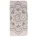 Urvoix for iPhone 7 / iPhone 8 Case, Card Holder Stand Leather Wallet Case - White Flower Flip Cover for 4.7
